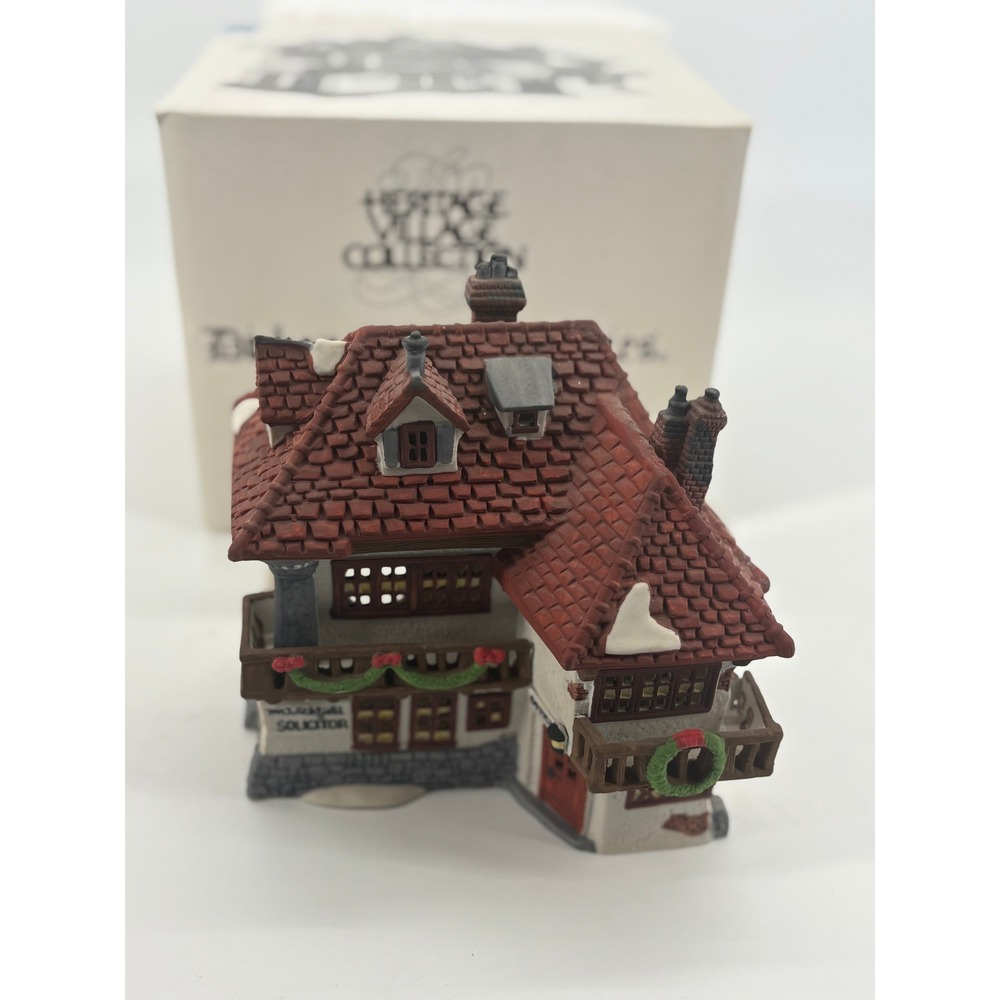 Department 56 Dickens Village Mr Wickfield Solicitor Porcelain House 5930-5
